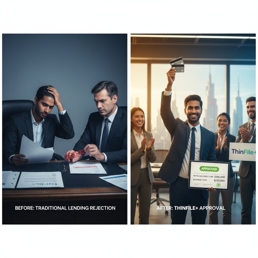 Before and after credit transformation